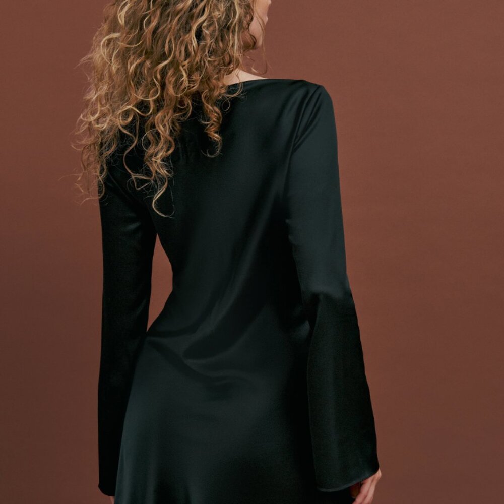 Pike Satin Dress - Picture 4 of 4